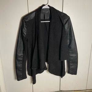 Blank NYC Mixed Media Faux Leather Jacket